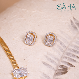 14K Yellow Gold Tops with Natural Diamonds